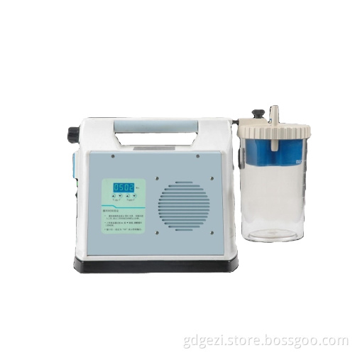 Portable PN-3000VSD30 Medical Suction Machine Manual Power Plastic and Steel Vacuum Suction Device